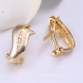 mothers days jewelry china manufacture 14k gold plated earrings